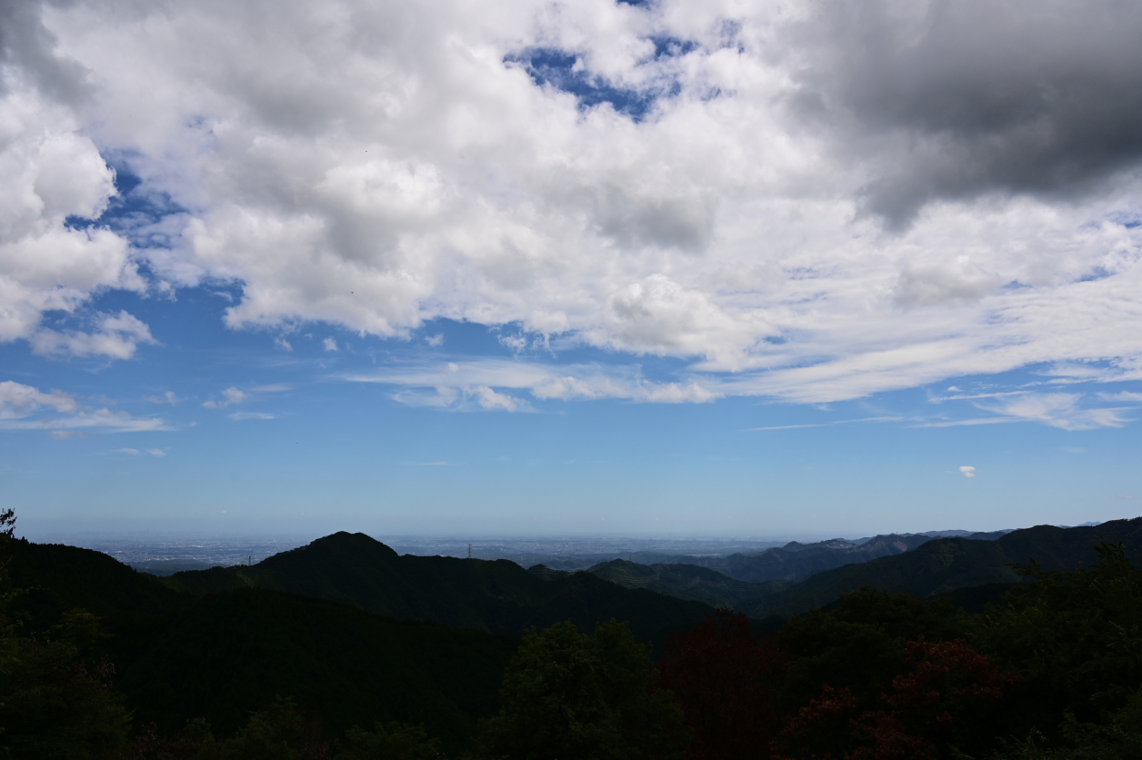 御岳山の長尾平展望台